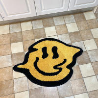 Alfombra Trippy Sonriente LAKEA 100% Hecha a Mano Absorbente Y Antideslizante Para Dormitorio Cocina Baño Y Toilette - details 7