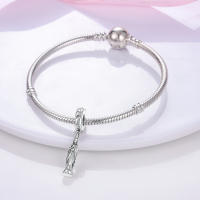 Encanto Original De Plata Para Joyería Moda Sombrero Conejo Encanto Cuentas Pulsera Ajustable Para Mujeres DIY Hecho De Zirconia - details 64