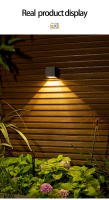 Lámpara De Pared Solar Exterior Impermeable Ilumina Jardín Casa Decoración Exterior Luz Caliente O Fría Moderna - details 10