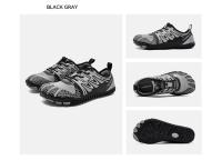 Zapatillas De Paseo Al Aire Libre HOBIBEAR Para Unisex Con Cordones Elásticos Y Suela De Goma Zapatos Minimalistas De Tela De Algodón Y Cuero Artificial Para Primavera/Otoño - details 3