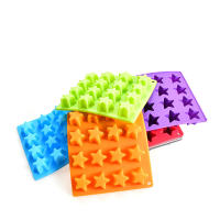 Molde De Silicona JCD Para Hielo Estrellado De 16 Cuadrículas Pentagrama Para Pastel Chocolate Helado Gelatina Galletas Herramientas De Hornear De La Cocina - details 6