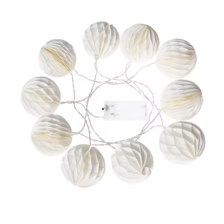 Ledkia Guirnalda de Luces LED Stewpot con Batería 2,1m 3000K Blanco Cálido - 1