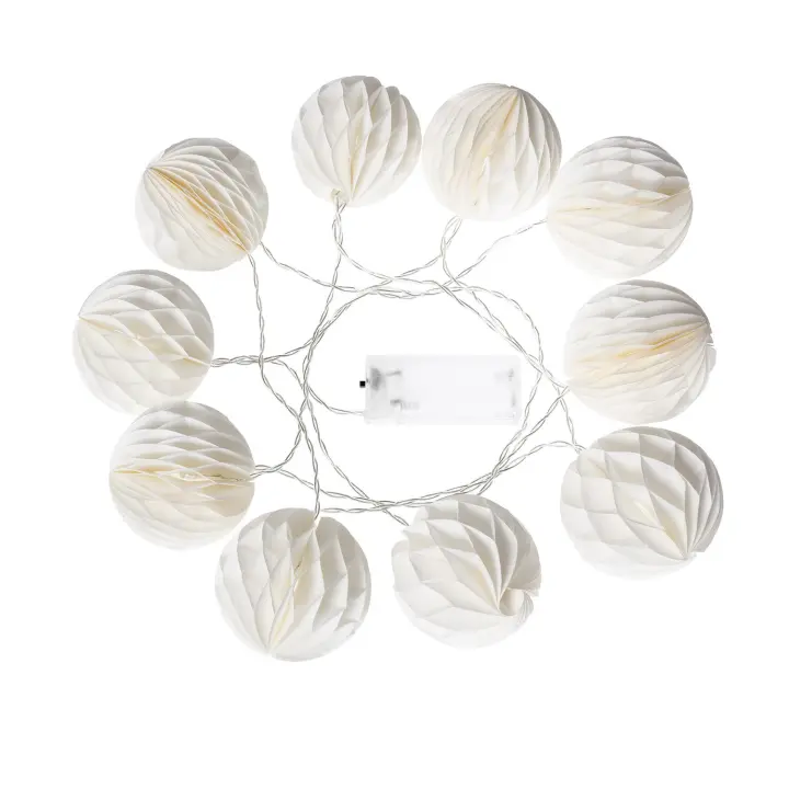 Ledkia Guirnalda de Luces LED Stewpot con Batería 2,1m 3000K Blanco Cálido - 1
