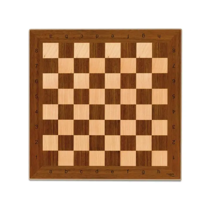 Tablero de ajedrez de madera  CAYRO - Tablero para ajedrez y damas, madera de gran calidad, 40x40 cm, apto para niños a partir de 6 años // Ref: XCY-T133 - 1