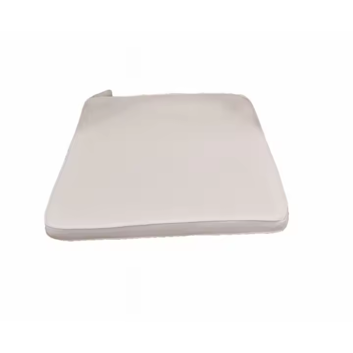 Gerimport Cojín Blanco Silla Bambú 38 X 42 X 2 Cm - Cómodo y Resistente - 1