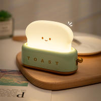 Lámpara De Mesa De Tostador LED Recargable USB Para Habitación Decoración De Cumpleaños Regalo Para Niñas Y Niños Kawaii Luz Nocturna Para Habitación - details 12