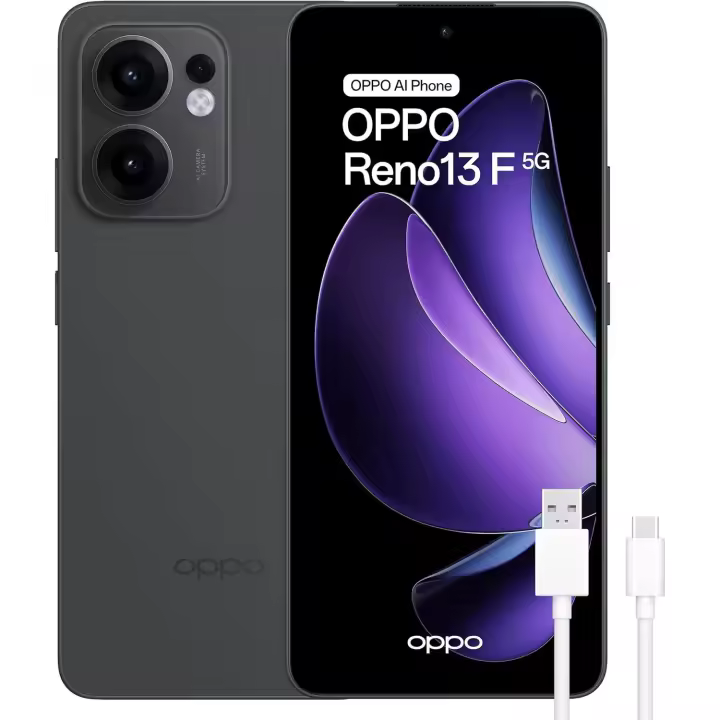 OPPO Reno13 F 5G - Smartphone Libre con IA, 8GB/256GB, Pantalla AMOLED 6.67" 120Hz, Cámara 50MP, IP69, Batería 5.800, Carga Rápida 45W,  (Versión Española) - 1