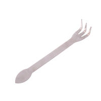 Rake De Acero Inoxidable Para Bonsái Y Plantas En Macetas 3 Ramas Herramienta Para Suavizar La Tierra Resistente Al Rusticidad Para Jardinería En El Hogar - details 7