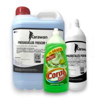 Fregasuelos Frescor Limpio TR Y Limpiacristales Perfumado Karawan | Pack Dúo Limpieza Hogar | Suelos Y Cristales Brillantes - details 2