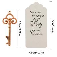 10pcs Abrebotellas Con Llavero Vintage De Esqueleto Y Etiqueta Gracias Para Favors De Boda Regalos Para Fiesta De Boda - details 5