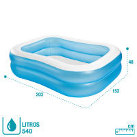 Piscina familiar hinchable INTEX 203x152x48 cm - details 5