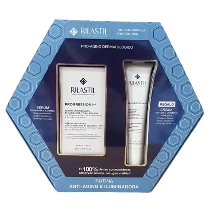 Rilastil Progression Sérum Antiarrugas 30 ml + Crema Antiarrugas 40 ml Pack - 1