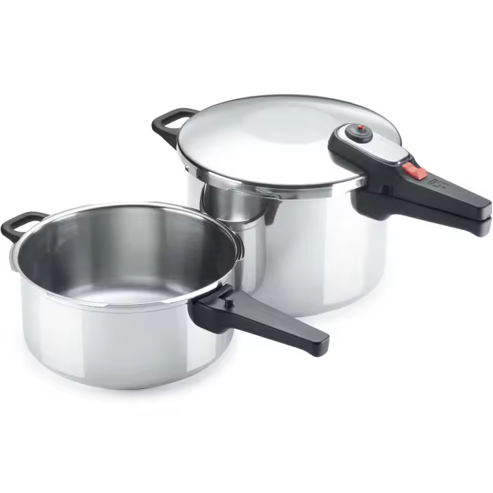 🏷️ Outlet ✂️ Dalia® D4+6 olla a presión super rápida de 4 y 6 Litros - 1
