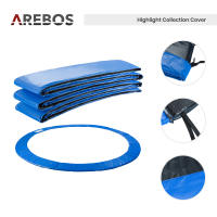 AREBOS Trampolin Sicherheitsnetz + Randabdeckung Randschutz 305 cm 8 Stangen - details 6
