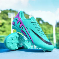Nuevos Zapatos De Fútbol Ultraligeros Para Hombres Con Suela De Goma Respirables Y Microfibra Botas De Fútbol De Interior Con Tornillo Largo Entrenamiento Deportes Y Moda - details 17