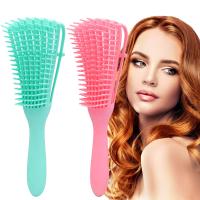 Peine Desenredante Para Cabello Rizado Y Grueso Peine De Masaje Capilar Para Mujeres Y Hombres Uso En Salón De Belleza - details 1