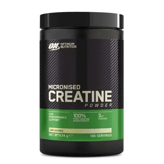 Creatina en Polvo Micronizada 634 Gr - Monohidrato de Creatina 100 % Puro. OPTIMUM NUTRITION - 1