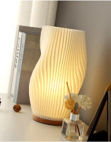 Lámpara De Escritorio Estilo Crema Francesa 3D Lámpara De Ambiente Para Dormitorio Estudio Café Luz De Lectura LED Sin Baterías - details 3