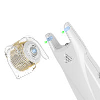 Hello Face EMS Titanium Derma Roller 540 Agujas Rejuvenecimiento Colágeno Micro Corriente Vibración LED Con 2 Cabezales De Rodillo - details 7