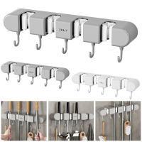 Soporte Para Escoba Y Mopa Adhesivo En La Pared Organizador Multifuncional Para Cocinas Sin Perforaciones Ecológico ABS - details 0