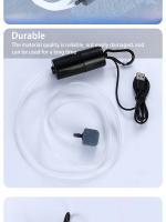 Bomba De Aire Para Acuario Portátil USB Mini Oxigenador Para Tanques De Peces Y Accesorios Acuáticos Material Plástico Potencia 5W - details 6