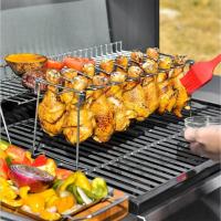 1pc Rack De Asador En Acero Inoxidable Para Pato Y Pierna De Pollo Herramientas De Barbacoa Suministros De Cocina - details 1