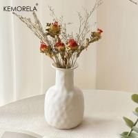 Vaso De Cerámica Nórdico Donut Hueco Para Flores Decoración De Sala De Estar Oficina Y Escritorio Regalo Accesorios Interiores - details 3