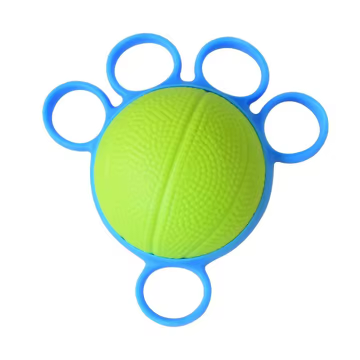 Entrenador De Fuerte De Dedo De Bola De Masaje Y Rehabilitación Para Entrenamiento De Mano Dedi Expansor De Agarre De Alta Elasticidad Unisex - 1
