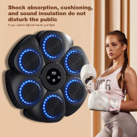 Máquina De Boxeo Inteligente Con Music BT Luz RGB Adulto/niños Deporte Fitness Entrenador De Ejercicio En Casa Objetivo De Boxeo Tipo-C Carga - details 6