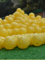 PGM 20pcs Pelotas De Golf Para Practica Interior Huecas Ultra-Ligeros Para Swing Y Putting Entrenamiento Colores Amarillo Y Blanco Aleatorios - details 0