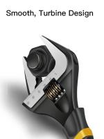 Llave Ajustable De Acero Inoxidable Universal Herramienta De Reparación De Plomería Para El Hogar Con Abertura Grande Y Alta Calidad - details 1
