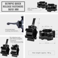 Gorilla Sports Par de cierres olímpicos de liberación rápida de 50/51 mm - details 0