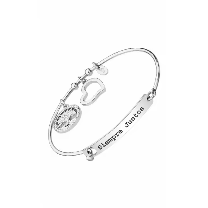 Pulsera Siempre juntos acero inoxidable - 1