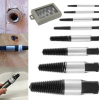 Kit De Extracción De Tornillos Rotos 8PCS Herramienta Para Eliminar Tornillos Dañados Y Tubos De Agua Herramienta De Remoción Espiral Izquierda Ideal Para Carpintería Y Reparaciones Domésticas - details 2