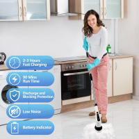 Cepillo De Limpieza Eléctrico 7 En 1 Para Ventanas Y Paredes Rotativo Para Cocina Y Baño Herramientas De Limpieza - details 0