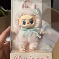 Muñeca De Vinilo Labubu Mokoko 14cm Kawaii Para Niñas Decoración Colgante Dulce De Primavera Regalo De Vacaciones Sin Control Remoto - details 2