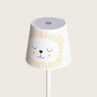 Ledkia Lámpara de Mesa LED 3W Portátil de Metal con Batería USB Recargable Anisa Kids - details 1