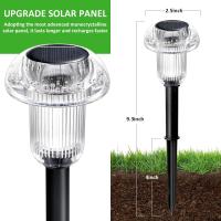 4Pcs Luces Solares Para Jardín Impermeables Luz De Pared Solar Para Paisaje Camino Jardín Decoración Luz De Pared Solar LED Moderna ABS IP65 - details 1