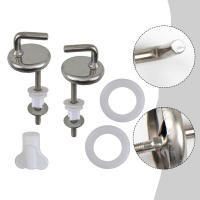Juego De 2 Tornillos Ajustables Para Asiento De Inodoro Acero Inoxidable Parte Del Tapa De Inodoro Herramienta Manual Para El Hogar - details 9