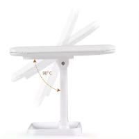 Espejo De Maquillaje Ajustable Con Lámparas LED Tri-fold Y Magnificación 1x/2x/3x/10x Para Baño Mesa De Belleza - details 6