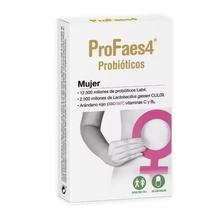PROFAES4 PROBIOTICOS MUJER 30 CAPSULAS - 1