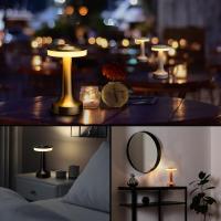 Lámpara De Mesa LED Portátil Con Sensor Táctil Luz Nocturna USB Recargable Con 3 Niveles De Brillo Para Lectura Y Decoración - details 6