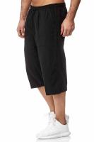 Pantalón casual de lino y algodón para hombre - Estilo deportivo y fresco para verano (longitud 7/8) - details 11