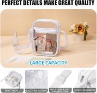 2 Pcs Bolso Transparente, Bandolera para Mujer con Correa Ajustable y Desmontable, Bolsa de Hombre Impermeable, para Concertos Estadio - details 1
