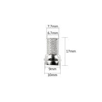 50PCS Conjunto De Conectores De Coaxial RG6 Tipo F De Alta Calidad Terminales De Cable De Señal RF/AV Para Hogar DIY - details 6