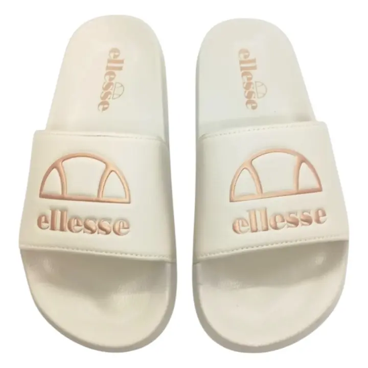 Chanclas Ellesse Fellentini Slide Blancas Off Rosa Gold Sgvf0742-649 Flip Flop - 1