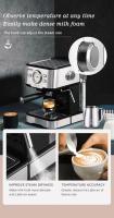 Cafetera HiBREW H5 de 1050W, Máquina de Café Espresso y Cappuccino Semi-Automática de 20 Bares, Capacidad de 1.5L, Pantalla de Temperatura - details 8