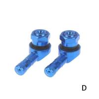 2pcs Valvulas De Rueda Para Motocicleta De Aluminio Aleación Ángulo De 90 Grados Tampa De Tubería Tubeless Stems Para Piezas CNC - details 7
