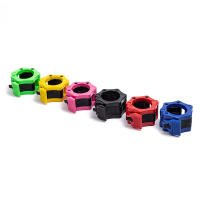 2pcs De Barras De Libras 2.5CM Clip De Bloqueo De Barbilla Para Entrenamiento De Fuerza Y Levantamiento De Pesas - details 1