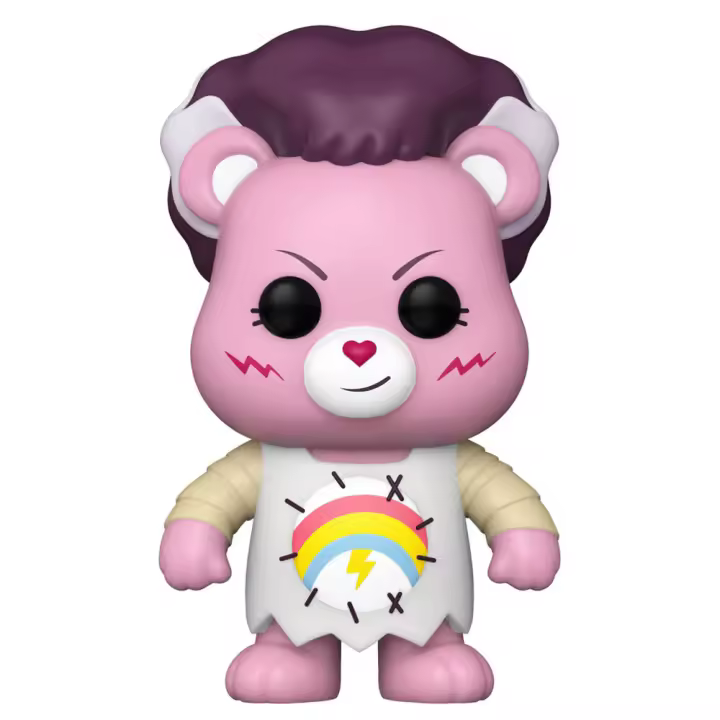 Figura Pop Care Bears X Monsters Cheer Bear As Bride Of Fran-Figura de Vinilo Coleccionable - Idea de Regalo- Mercancia Oficial - Juguetes para Niños y Adultos - Movies Fans - Muñeco para Coleccionistas y Exposición - 1